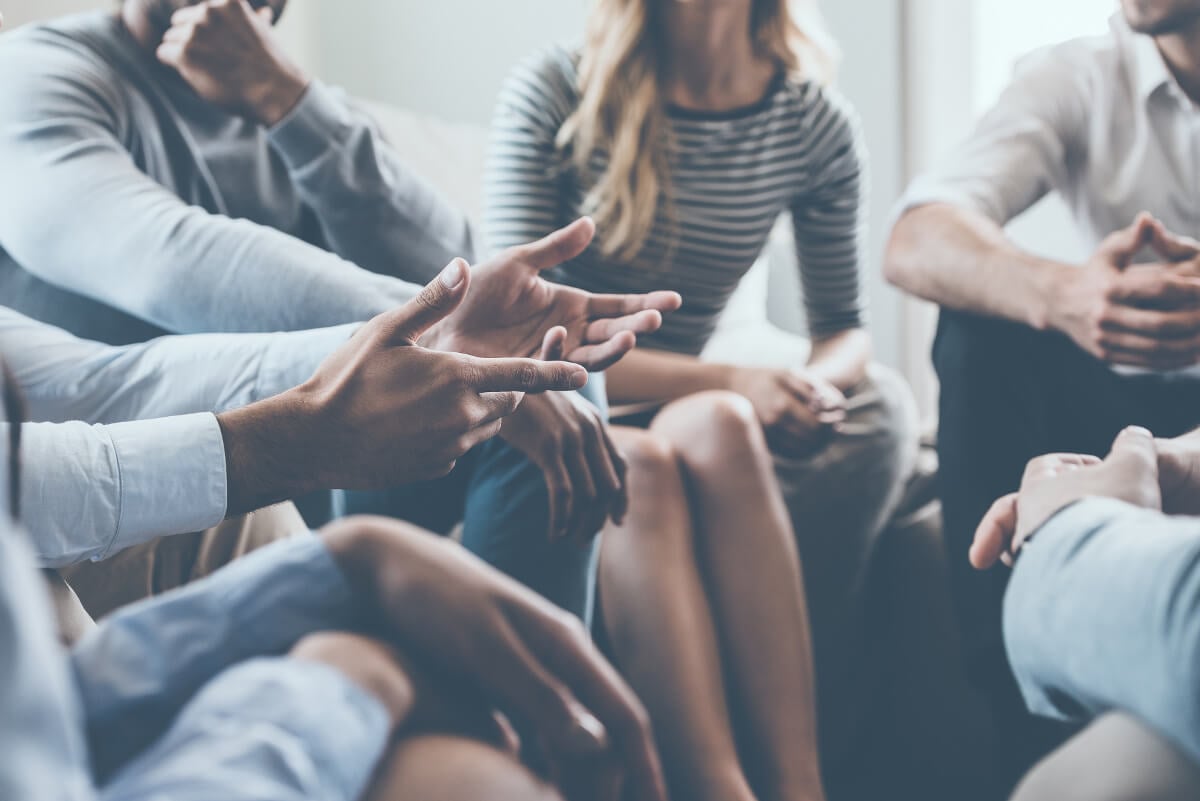 recovery and speaking in groups