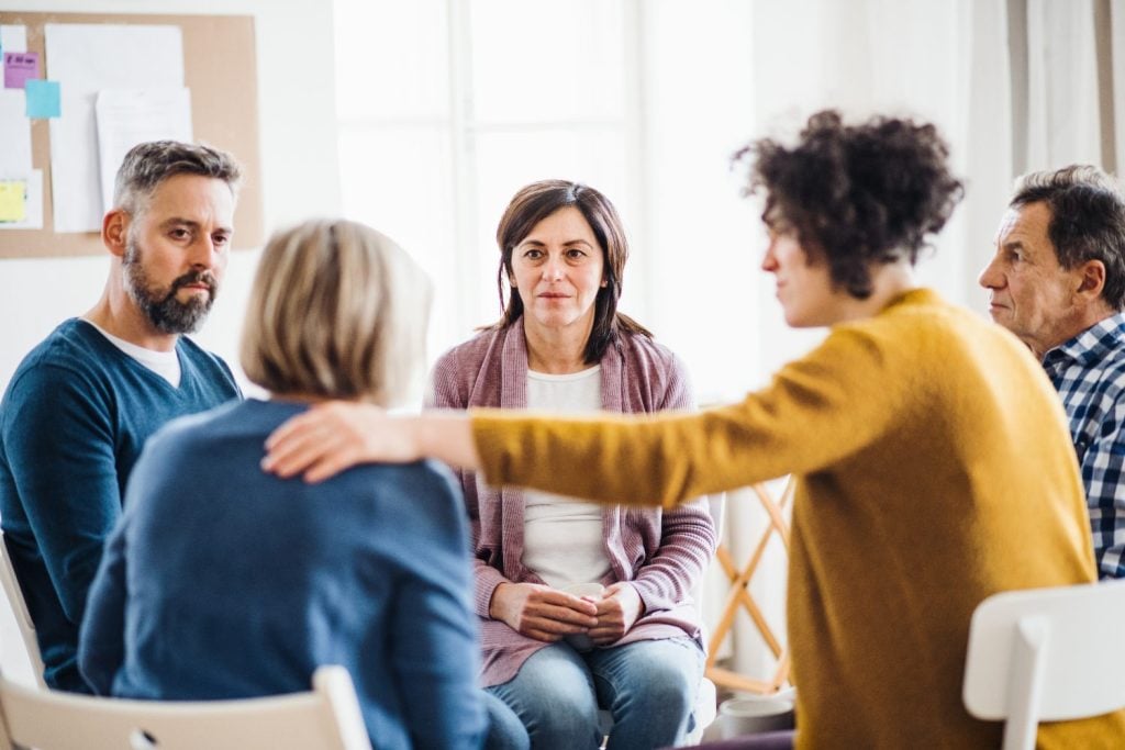 group therapy at Camino Recovery
